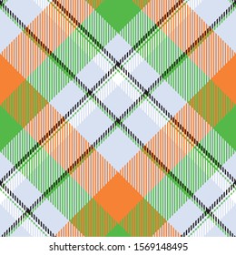 Tartan scotland seamless plaid pattern vector. Retro background fabric. Vintage check color square geometric texture for textile print, wrapping paper, gift card, wallpaper flat design.