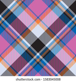 Tartan scotland seamless plaid pattern vector. Retro background fabric. Vintage check color square geometric texture for textile print, wrapping paper, gift card, wallpaper flat design.