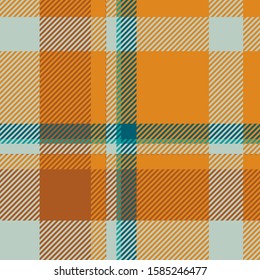Tartan scotland seamless plaid pattern vector. Retro background fabric. Vintage check color square geometric texture for textile print, wrapping paper, gift card, wallpaper flat design.
