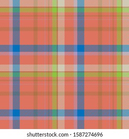 Tartan scotland seamless plaid pattern vector. Retro background fabric. Vintage check color square geometric texture for textile print, wrapping paper, gift card, wallpaper flat design.