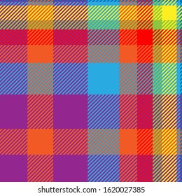 Tartan scotland seamless plaid pattern vector. Retro background fabric. Vintage check color square geometric texture for textile print, wrapping paper, gift card, wallpaper flat design.