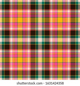 Tartan scotland seamless plaid pattern vector. Retro background fabric. Vintage check color square geometric texture for textile print, wrapping paper, gift card, wallpaper flat design.
