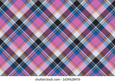 Tartan scotland seamless plaid pattern vector. Retro background fabric. Vintage check color square geometric texture for textile print, wrapping paper, gift card, wallpaper flat design.