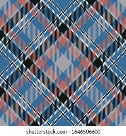 Tartan scotland seamless plaid pattern vector. Retro background fabric. Vintage check color square geometric texture for textile print, wrapping paper, gift card, wallpaper flat design.