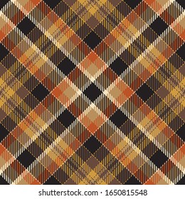 Tartan scotland seamless plaid pattern vector. Retro background fabric. Vintage check color square geometric texture for textile print, wrapping paper, gift card, wallpaper flat design.