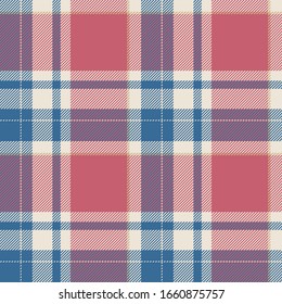 Tartan scotland seamless plaid pattern vector. Retro background fabric. Vintage check color square geometric texture for textile print, wrapping paper, gift card, wallpaper flat design.