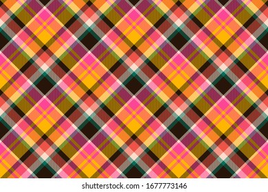 Tartan scotland seamless plaid pattern vector. Retro background fabric. Vintage check color square geometric texture for textile print, wrapping paper, gift card, wallpaper flat design.