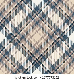 Tartan scotland seamless plaid pattern vector. Retro background fabric. Vintage check color square geometric texture for textile print, wrapping paper, gift card, wallpaper flat design.
