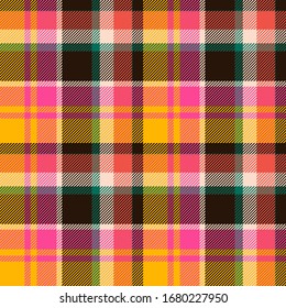 Tartan scotland seamless plaid pattern vector. Retro background fabric. Vintage check color square geometric texture for textile print, wrapping paper, gift card, wallpaper flat design.