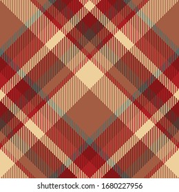 Tartan scotland seamless plaid pattern vector. Retro background fabric. Vintage check color square geometric texture for textile print, wrapping paper, gift card, wallpaper flat design.