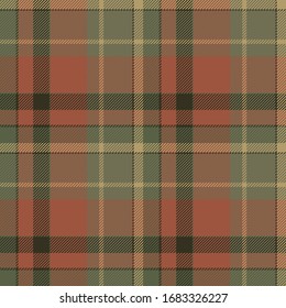 Tartan scotland seamless plaid pattern vector. Retro background fabric. Vintage check color square geometric texture for textile print, wrapping paper, gift card, wallpaper flat design.