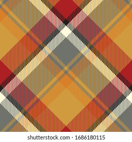 Tartan scotland seamless plaid pattern vector. Retro background fabric. Vintage check color square geometric texture for textile print, wrapping paper, gift card, wallpaper flat design.