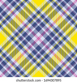 Tartan scotland seamless plaid pattern vector. Retro background fabric. Vintage check color square geometric texture for textile print, wrapping paper, gift card, wallpaper flat design.