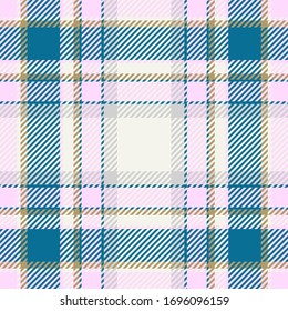 Tartan scotland seamless plaid pattern vector. Retro background fabric. Vintage check color square geometric texture for textile print, wrapping paper, gift card, wallpaper flat design.