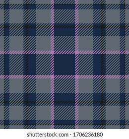 Tartan scotland seamless plaid pattern vector. Retro background fabric. Vintage check color square geometric texture for textile print, wrapping paper, gift card, wallpaper flat design.