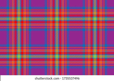 Tartan scotland seamless plaid pattern vector. Retro background fabric. Vintage check color square geometric texture for textile print, wrapping paper, gift card, wallpaper flat design.