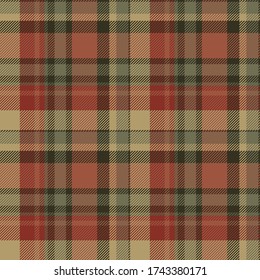 Tartan scotland seamless plaid pattern vector. Retro background fabric. Vintage check color square geometric texture for textile print, wrapping paper, gift card, wallpaper flat design.