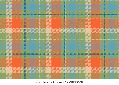 Tartan scotland seamless plaid pattern vector. Retro background fabric. Vintage check color square geometric texture for textile print, wrapping paper, gift card, wallpaper flat design.