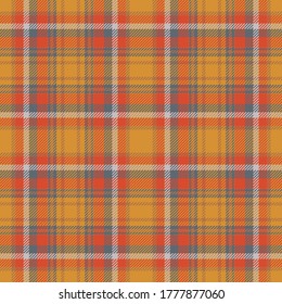 Tartan scotland seamless plaid pattern vector. Retro background fabric. Vintage check color square geometric texture for textile print, wrapping paper, gift card, wallpaper flat design.