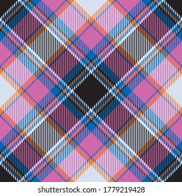 Tartan scotland seamless plaid pattern vector. Retro background fabric. Vintage check color square geometric texture for textile print, wrapping paper, gift card, wallpaper flat design.