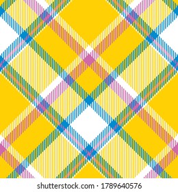 Tartan scotland seamless plaid pattern vector. Retro background fabric. Vintage check color square geometric texture for textile print, wrapping paper, gift card, wallpaper flat design.