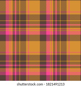 Tartan scotland seamless plaid pattern vector. Retro background fabric. Vintage check color square geometric texture for textile print, wrapping paper, gift card, wallpaper flat design.