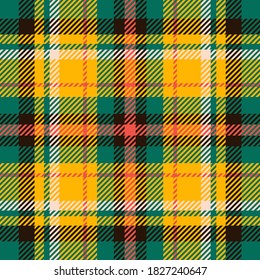Tartan scotland seamless plaid pattern vector. Retro background fabric. Vintage check color square geometric texture for textile print, wrapping paper, gift card, wallpaper flat design.