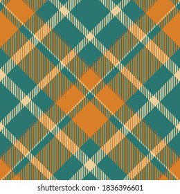 Tartan scotland seamless plaid pattern vector. Retro background fabric. Vintage check color square geometric texture for textile print, wrapping paper, gift card, wallpaper flat design.