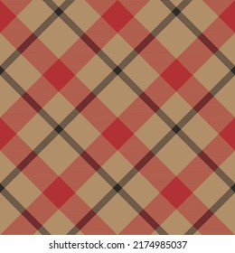 Tartan scotland seamless plaid pattern vector. Retro background fabric. Vintage check color square geometric texture for textile print, wrapping paper, gift card, wallpaper flat design.