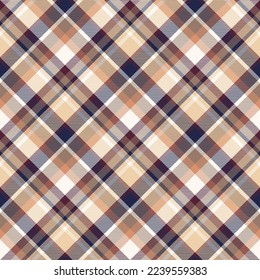 Tartan scotland seamless plaid pattern vector. Retro background fabric. Vintage check color square geometric texture for textile print, wrapping paper, gift card, wallpaper flat design.