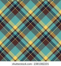 Tartan scotland seamless plaid pattern vector. Retro background fabric. Vintage check color square geometric texture for textile print, wrapping paper, gift card, wallpaper flat design.