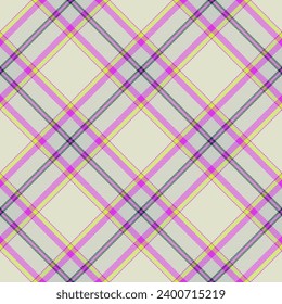 Tartan Scotland nahtlose Plaid Muster Vektor. Retro-Hintergrundgewebe. Vintage überprüfen die quadratische geometrische Struktur für den Stoffdruck, Packpapier, Geschenkkarte, Tapete flach Design.