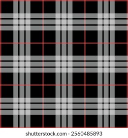 Tartan Scotland seamless plaid pattern vector Retro background fabric Vintage check color square geometric texture