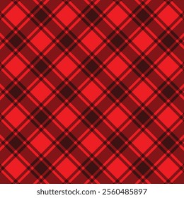 Tartan Scotland seamless plaid pattern vector Retro background fabric Vintage check color square geometric texture