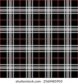 Tartan Scotland seamless plaid pattern vector Retro background fabric Vintage check color square geometric texture