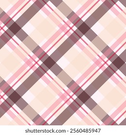 Tartan Scotland seamless plaid pattern vector Retro background fabric Vintage check color square geometric texture