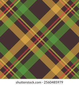 Tartan Scotland seamless plaid pattern vector Retro background fabric Vintage check color square geometric texture