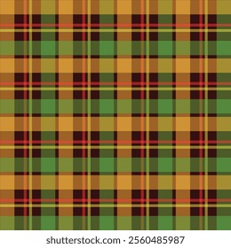 Tartan Scotland seamless plaid pattern vector Retro background fabric Vintage check color square geometric texture