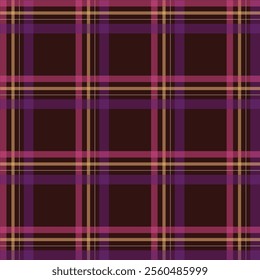 Tartan Scotland seamless plaid pattern vector Retro background fabric Vintage check color square geometric texture