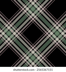 Tartan Scotland seamless plaid pattern vector Retro background fabric Vintage check color square geometric texture