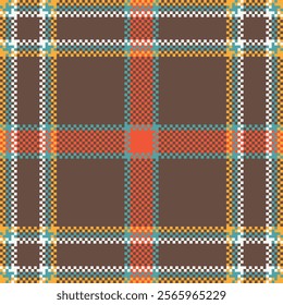 Tartan Scottish Gaelic breacan  is a patterned cloth with crossing horizontal and vertical bands in multiple colours, forming simple or complex rectangular patterns.