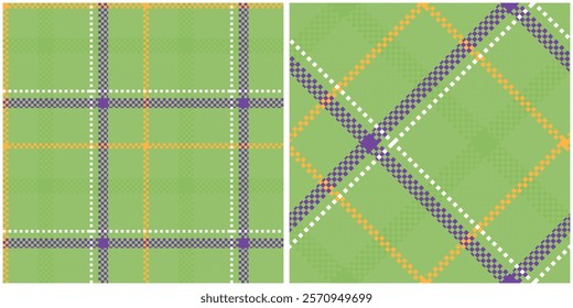 Tartan Scottish Gaelic breacan  is a patterned cloth with crossing horizontal and vertical bands in multiple colours, forming simple or complex rectangular patterns.