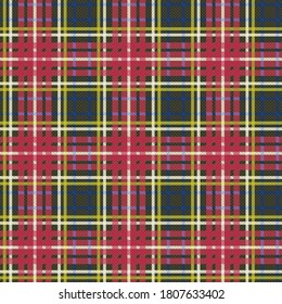 Tartán Patrón sin soldadura de caqui mutado, azul, rosa y amarillo, textura para camisa de franela, mantel, manteles, ropa, mantas y otros textiles