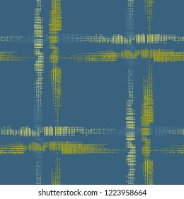 Tartan. Seamless Background with Stripes. Abstract Texture with Horizontal and Vertical Strokes. Scribbled Grunge Rapport for Wallpaper, Cotton, Textile. Scottish Motiff. Vector Texture.