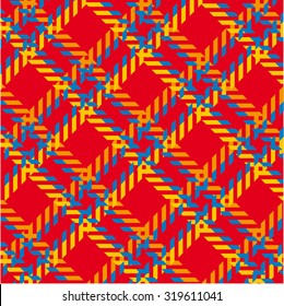 Tartan seamless generated texture