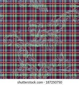 Tartan seamless pattern