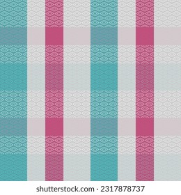 Tartan Seamless Pattern. Abstract Check Plaid Pattern Template for Design Ornament. Seamless Fabric Texture.