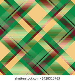 Tartan Seamless Pattern. Abstract Check Plaid Pattern Template for Design Ornament. Seamless Fabric Texture.