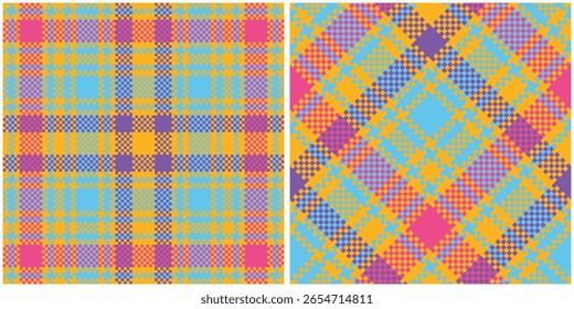 Tartan Seamless Pattern. Abstract Check Plaid Pattern Template for Design Ornament. Seamless Fabric Texture.
