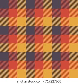  Tartan Seamless Pattern Background. Autumn color panel Plaid, Tartan Flannel Shirt Patterns. Trendy Tiles Vector Illustration for Wallpapers.